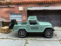 Loose Hot Wheels - 1967 Jeepster Commando - Green Earl Motors