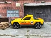 Loose Hot Wheels - Porsche 914 Safari - Yellow — view 3
