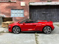 Loose Hot Wheels - 2019 Audi R8 Spyder - Red and Black — view 3