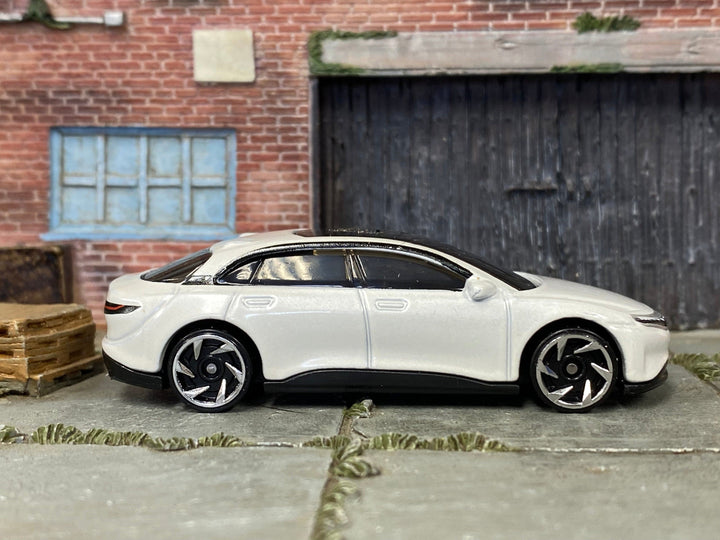 Loose Hot Wheels - Lucid Air - White