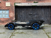Loose Hot Wheels - Batman Batmobile "The Batman" Car - Black and Blue