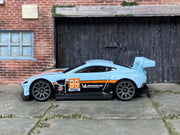 Loose Hot Wheels - Aston Martin Vantage GTE - GULF Blue and Orange — view 3