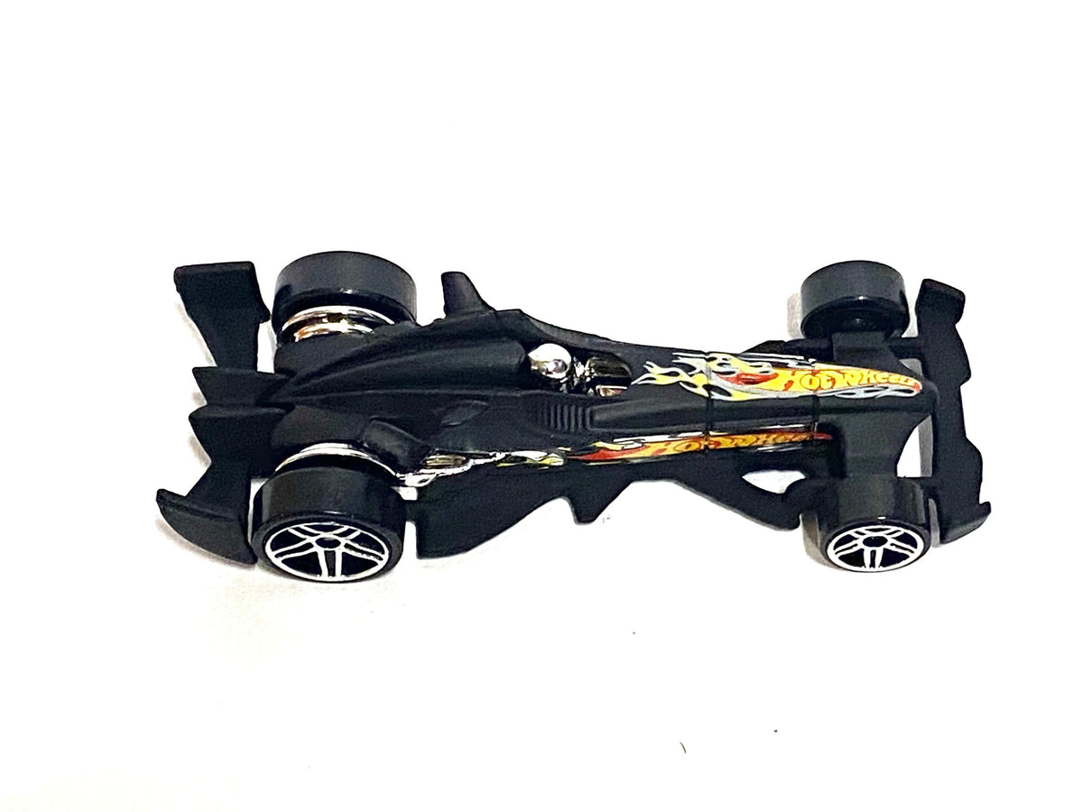 Loose Hot Wheels - F-Racer - Black and Chrome