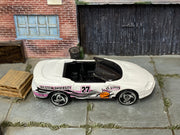 Loose Hot Wheels - 1995 Camaro Convertible - White Gilstein University Lords — view 2