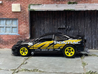 Loose Hot Wheels - 2006 Pontiac GTO Drag Car - Black and Yellow Pontiac Livery — view 3