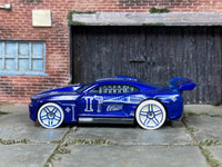 Loose Hot Wheels - 2011 Camaro - Blue and White — view 3