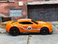 Loose Hot Wheels - 2017 Chevy Camaro ZL1 - Orange and White — view 2