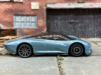 Loose Hot Wheels - McLaren Speedtail - Blue — view 3