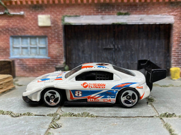 Loose Hot Wheels - Toyota Celica Race Car - Pikes Peak Red, White and Blue 8