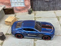 Loose Hot Wheels - 2018 Chevy Camaro SS - Blue and Black Brembo Brakes Livery — view 2