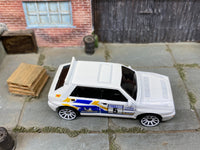 Loose Hot Wheels - Lancia Delta Integrale Race Car - White Race Livery — view 2