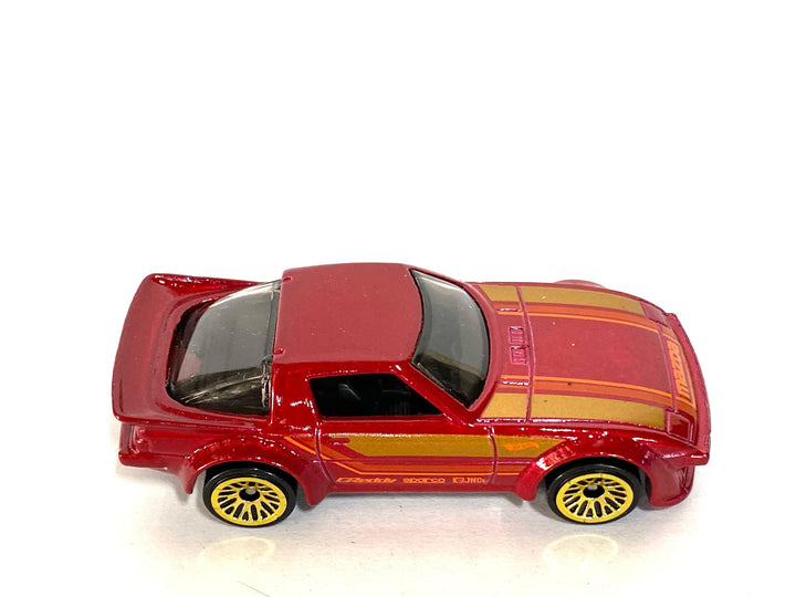 Loose Hot Wheels - Mazda RX-7 - Dark Red and Gold — view 2
