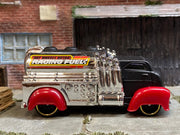 Loose Hot Wheels - Fast Gassin Fuel Truck - Red, Black and Chrome — view 3