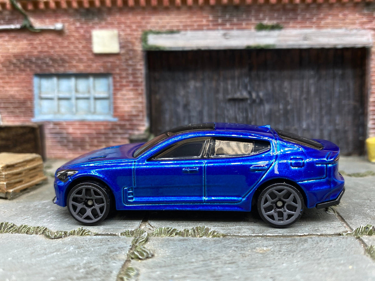 Loose Hot Wheels 2019 Kia Stinger GT In Blue