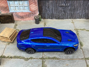 Loose Hot Wheels 2019 Kia Stinger GT In Blue — view 2