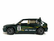 Loose Hot Wheels - Lancia Delta Integrale Race Car - Green 8 Race Livery — view 3
