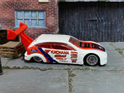Loose Hot Wheels - Ford Focus Race Car - White, Red and Black Yokohama Livery — view 3