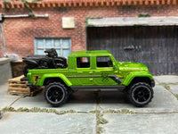 Loose Hot Wheels - 2020 Jeep Gladiator - Green — view 3