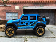 Loose Hot Wheels - 2017 Jeep Wrangler - Light Blue