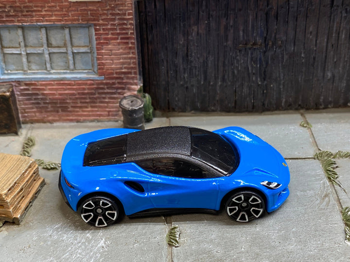 Loose Hot Wheels - Lotus Emira - Blue — view 2