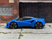 Loose Hot Wheels - Lotus Emira - Blue — view 3