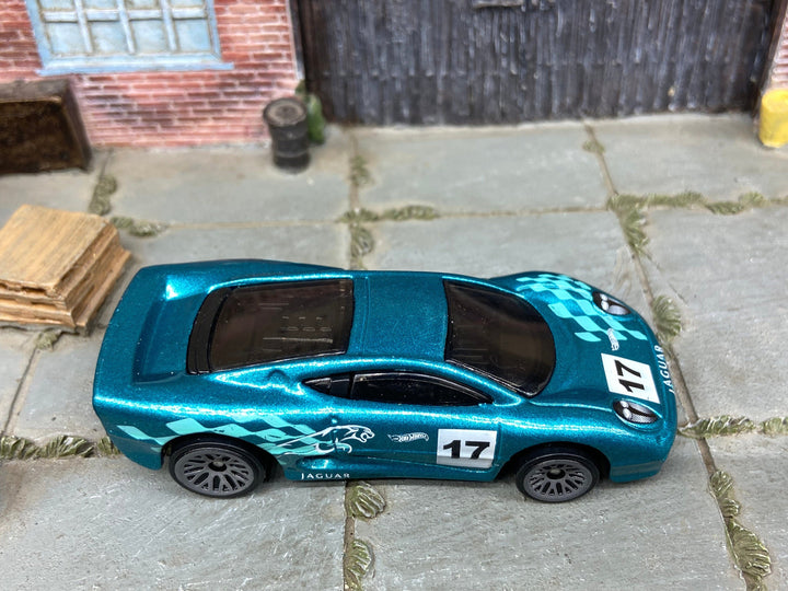 Loose Hot Wheels - Jaguare XJ220 - Teal — view 2