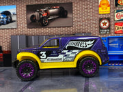Loose Hot Wheels Power Panel - Purple and Yellow Diecast Car — view 3