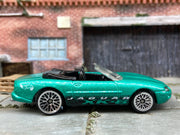 Loose Hot Wheels Jaguare XK8 Dressed in Teal — view 3