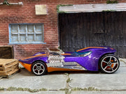 Loose Hot Wheels - Twin Mill III - Purple and Orange — view 3