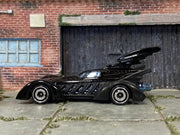 Loose Hot Wheels - Batman Batmobile Batman Forever Car - Black — view 3