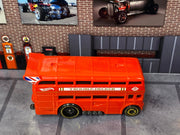 Loose Hot Wheels - Trouble Decker Drag Bus - Red — view 2