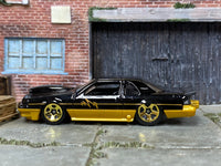 Loose Hot Wheels - 1988 Ford T-Bird Pro Stock Drag Car - Black and Gold — view 3