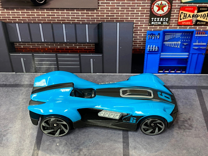 Loose Hot Wheels - Roadster Bite - Blue and Black — view 2