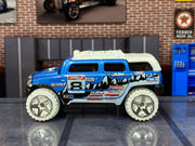 Loose Hot Wheels - Rockster 4X4 - Blue and White — view 3