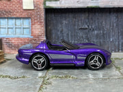 Loose Hot Wheels - Dodge Viper R/T 10 - Purple and Silver
