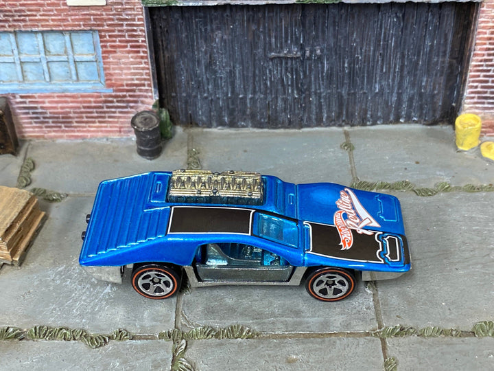 Loose Hot Wheels Side Kick – Blue & Black Toy Car — view 2
