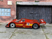 Loose Hot Wheels - Mazda 787B Race Car - Red and Yellow Goodyear — view 3