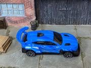 Loose Hot Wheels - Ford Mustang Mach-E 1400 - Blue and Silver Ford Performance — view 3