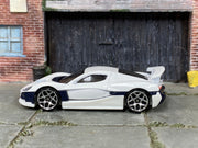 Loose Hot Wheels - Rimac Nevera - White — view 3