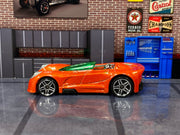 Loose Hot Wheels - Monoposto - Orange and Green — view 3