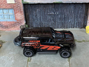 Loose Hot Wheels - Ford R 4×4 - Black and Red Borla — view 2