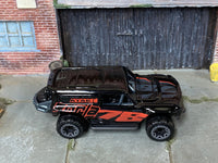 Loose Hot Wheels - Ford R 4×4 - Black and Red Borla — view 2