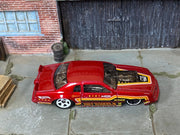 Loose Hot Wheels - 1986 Ford T-Bird Pro Stock Drag Car - Dark Red — view 2