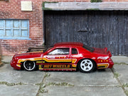 Loose Hot Wheels - 1986 Ford T-Bird Pro Stock Drag Car - Dark Red — view 3