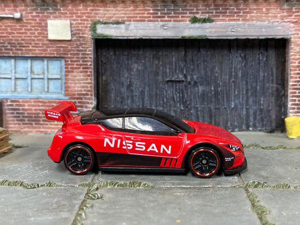 Loose Hot Wheels - Nissan Leaf Nismo RC02 - Red Nissan Livery