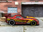 Loose Hot Wheels - Dodge Viper SRT10 ACR - Dark Red and Yellow MOPAR — view 3