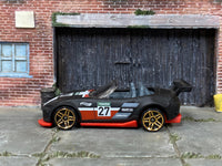 Loose Hot Wheels - 2015 Mazda MX-5 Miata - Satin Black, Red and White 27 — view 3