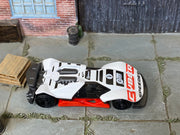 Loose Hot Wheels - Cyber Speeder - White, Black and Red — view 2