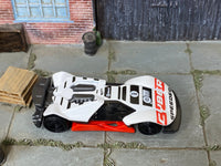 Loose Hot Wheels - Cyber Speeder - White, Black and Red — view 2