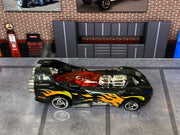 Loose Hot Wheels - X-Ploder - Black with Flames — view 2